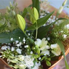 Florist Choice Hand-Tied Bouquet - Neutral