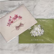 Hand-crafted Sympathy Greetings Card