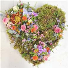 Florist Choice Solid Heart Tribute